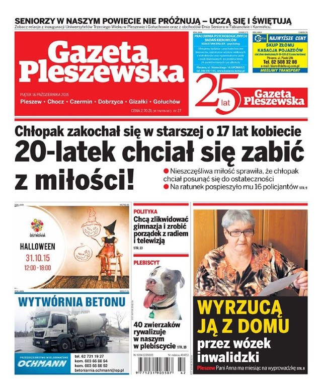 Gazeta Pleszewska jest już w kioskach i dobrych sklepach