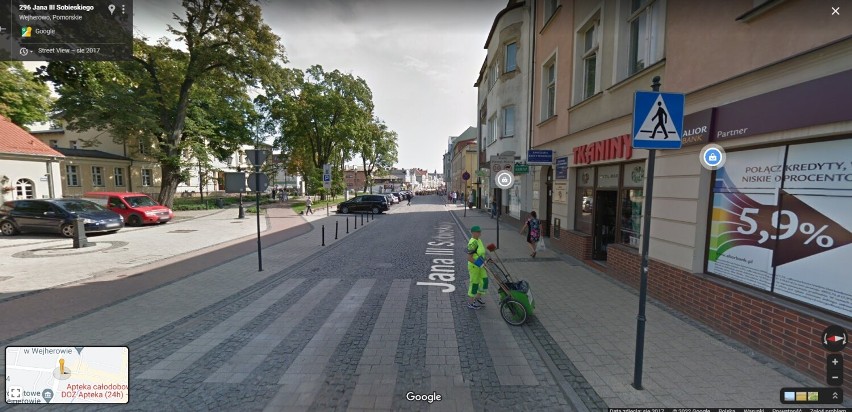 Google Street View w Wejherowie