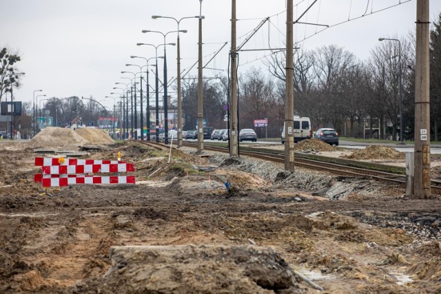 Postęp prac przy budowie mostów oraz na ul. Fordońskiej.