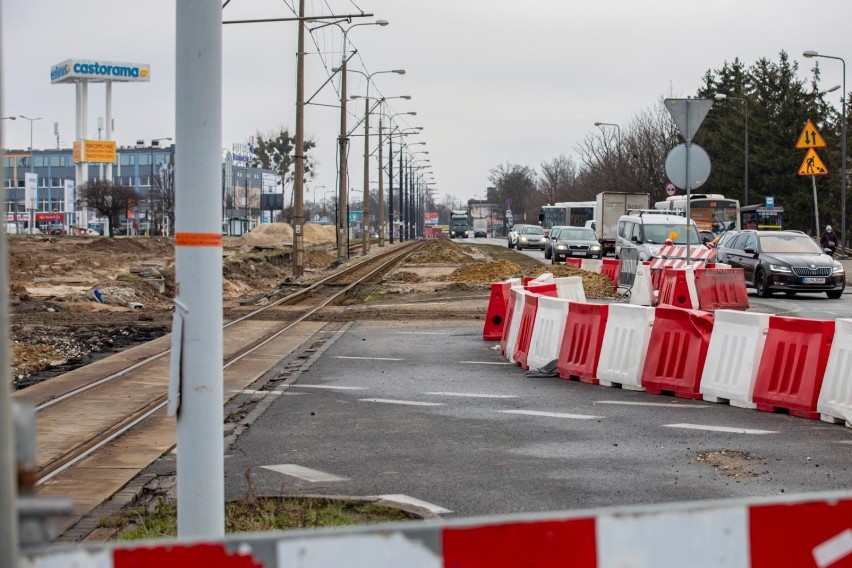 Postęp prac przy budowie mostów oraz na ul. Fordońskiej.