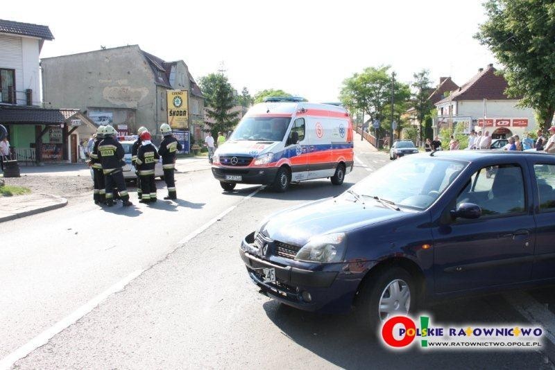 Opole: motocyklista ranny w wypadku