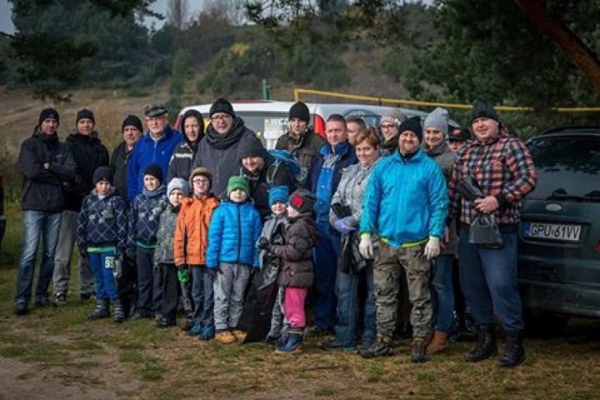 Jastrzębia Góra - porządki na wąwozie, listopad 2016