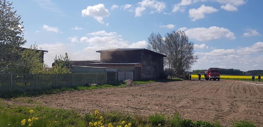 W Śmiardowie Krajeńskim zapalił się budynek stodoły