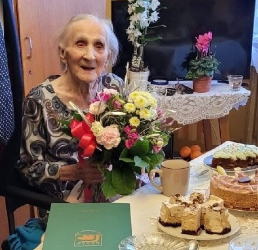Najstarsza mieszkanka Kościerzyny Pani Agnieszka Tomczyk obchodziła 103 urodziny