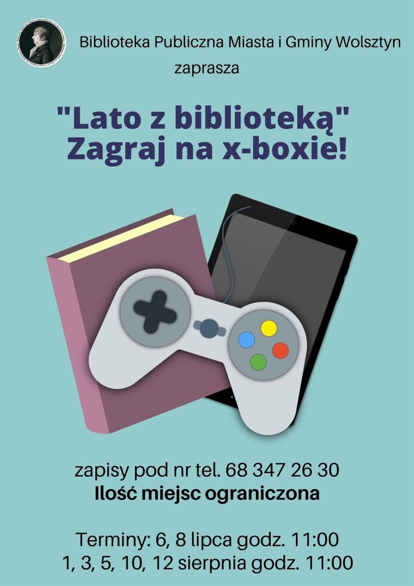 Wakacje z Biblioteką Publiczną Miasta i Gminy Wolsztyn im....