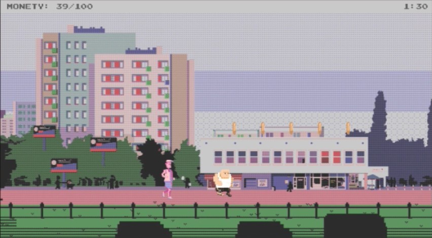 Screen z gry "ŁADNIEŁAD"