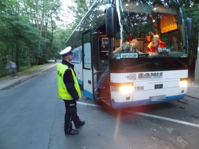 Sopot - policja zatrzymała kierowca autokaru, który był pod wpływem alkoholu