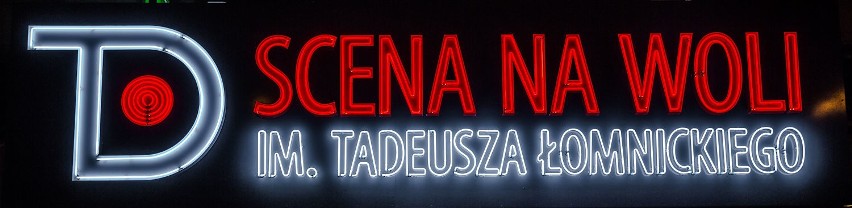 Nowy neon Teatru Dramatycznego już świeci [ZDJĘCIA]