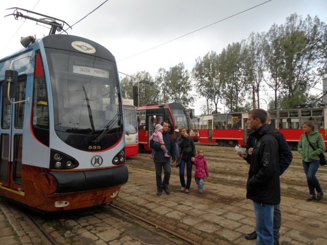 Dzień otwarty zajezdni tramwajowej w Bytomiu-Stroszku, wrzesień 2013