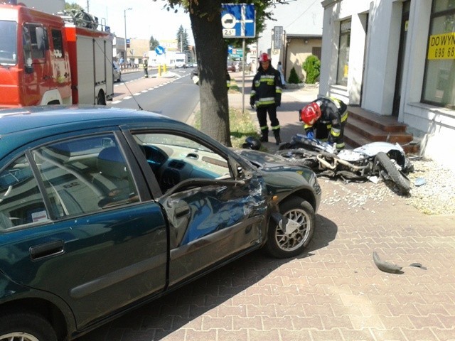 Wypadek w Krotoszynie ul. Ostrowska