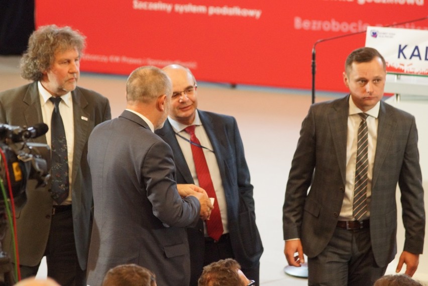 Konwencja wyborcza PiS w Kaliszu z udziałem Jarosława Kaczyńskiego