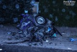 Tragedia w Kaliszu Kaszubskim 21.01.2020. Samochód osobowy zderzył się z ciężarówką. Zginęły 3 osoby [ZDJĘCIA, WIDEO]