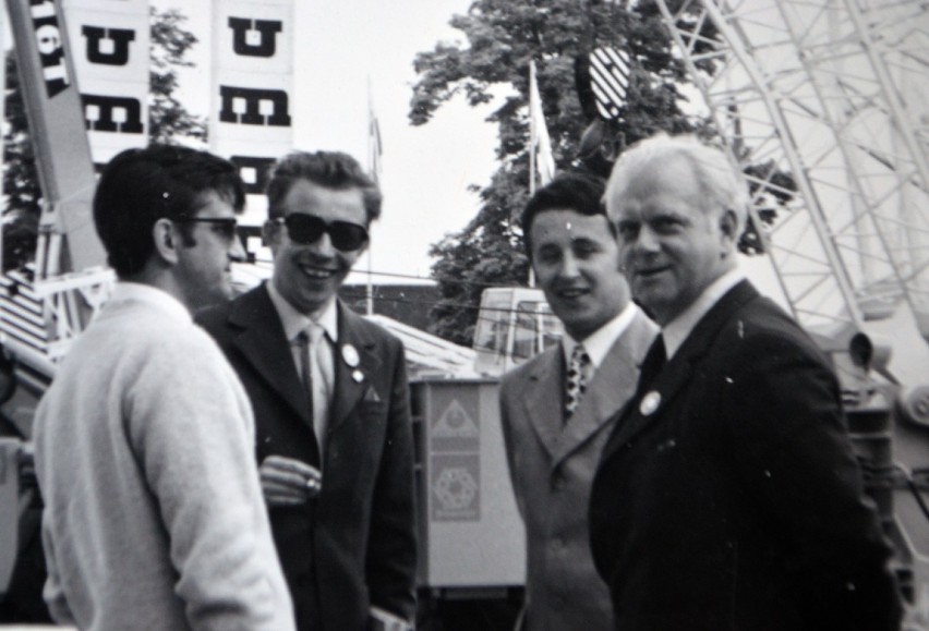 Rok 1979- Targi Poznańskie. J. Zieliński, S. Młynarczyk, pan...