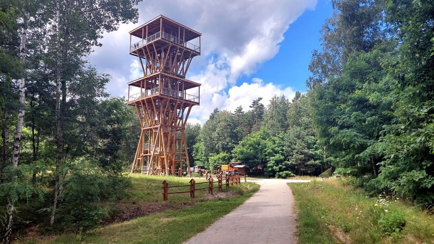 Geościeżka Dawna Kopalnia Babina w Geoparku Łuk Mużakowa...