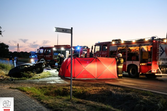 Zderzenie dwóch samochodów w Kuklinowie