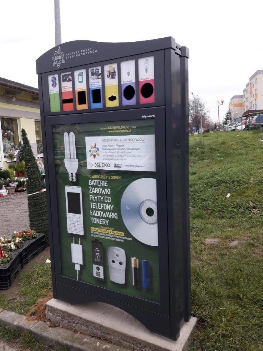 Pojemniki na elektroodpady w Głogowie