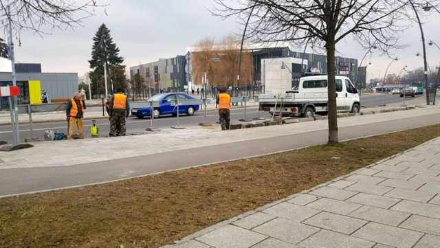 W centrum Jaworzna trwa naprawa krawężników przy MCIT.

Zobacz kolejne zdjęcia. Przesuń zdjęcia w prawo - wciśnij strzałkę lub przycisk NASTĘPNE