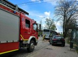 Zderzenie osobówki z autokarem przewożącym dzieci w powiecie gdańskim! Jedna osoba poszkodowana