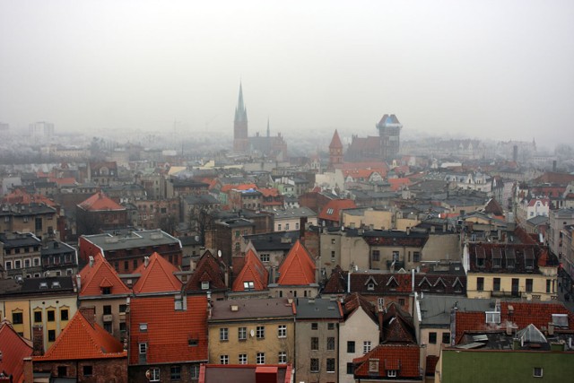 Smog w centrum Krakowa