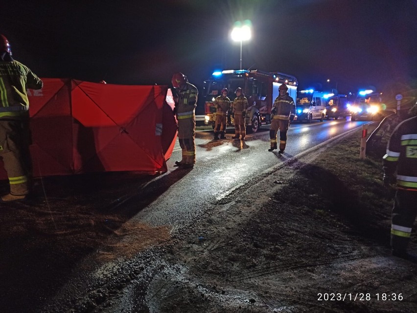 Zderzenie czołowe i śmierć na miejscu. Tragiczny wypadek pod Koninem