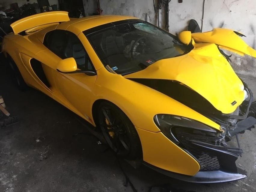 McLaren Spider, który brał udział w wypadku, był wart ok....