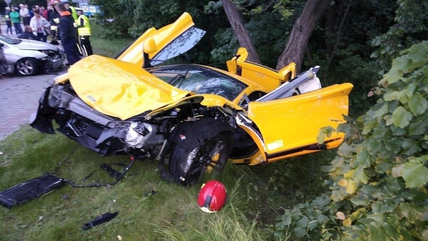 McLaren Spider, który brał udział w wypadku, był wart ok....
