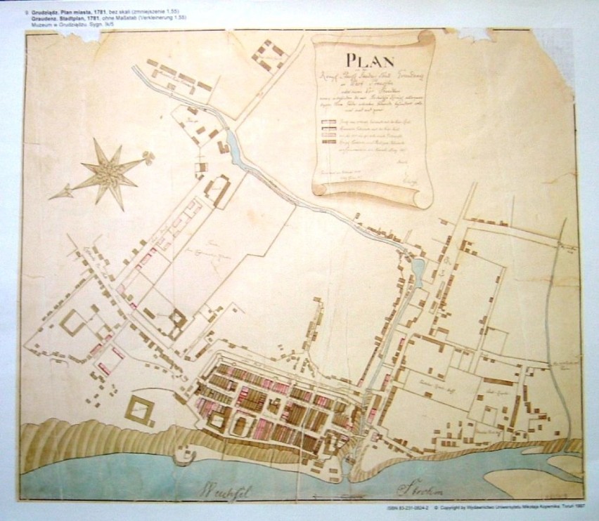 Plan ten J. Frycz uznał za replikę zaginionego planu z 1781...