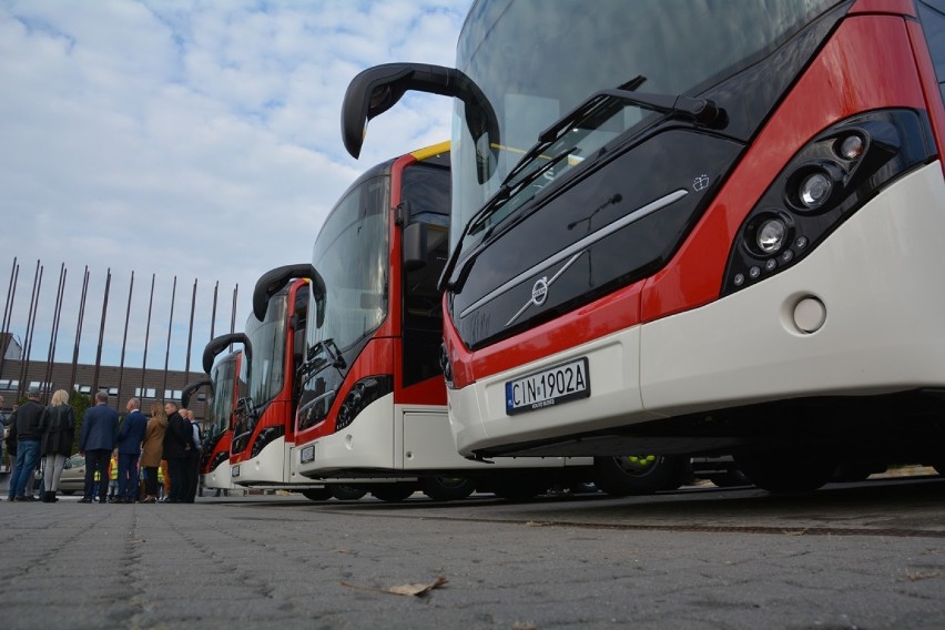 Cztery nowe autobusy w Inowrocławiu [zdjecia]