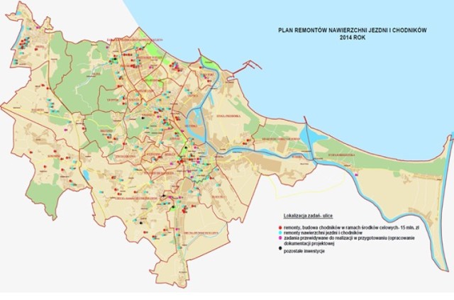 Gdańsk w tym roku wyda na poprawę stanu chodników 15 mln złotych