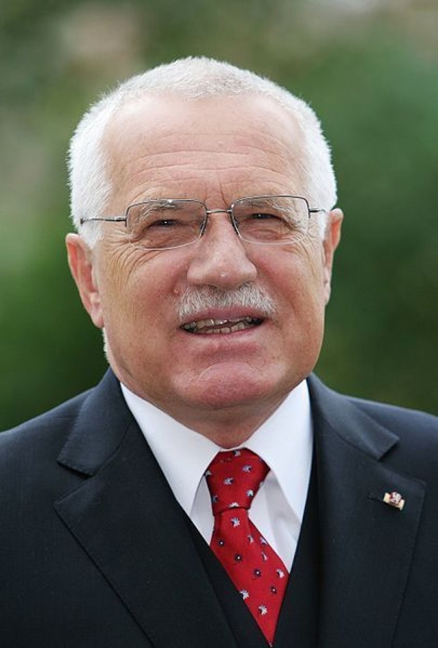 Prezydent Republiki Czeskiej Vaclav Klaus.