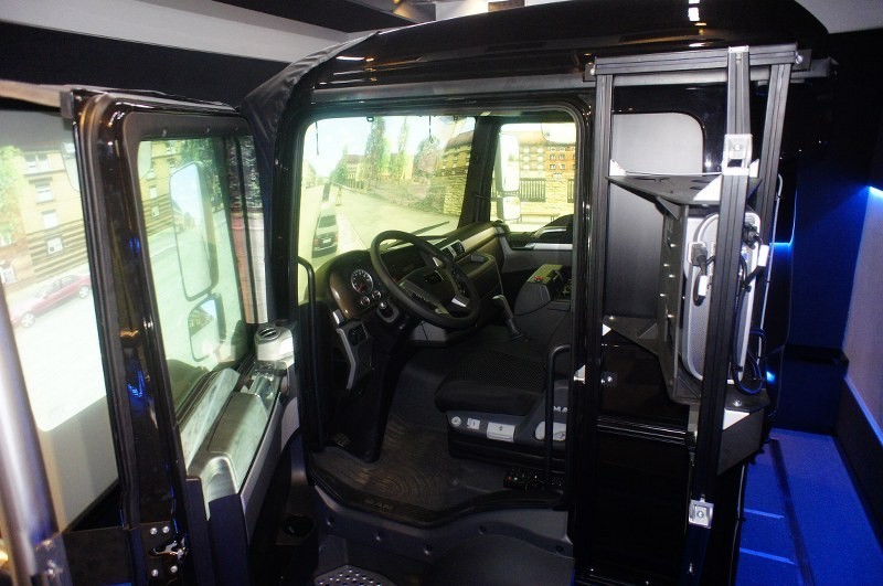 Poznań: Symulator ciężarówki dla prawdziwych kierowców [ZDJĘCIA]