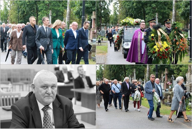 Pogrzeb Czesława Zarzecznego, radnego Rady Miasta Włocławek, 28 lipca 2023 roku.