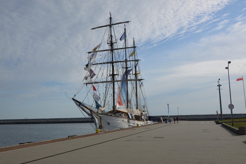 Francuski jacht "Le Marité" w gdyńskim porcie