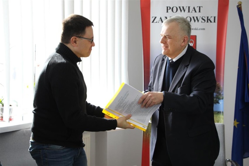 Prezes spółki Szpital Powiatowy w Zambrowie Bogusław Dębski...