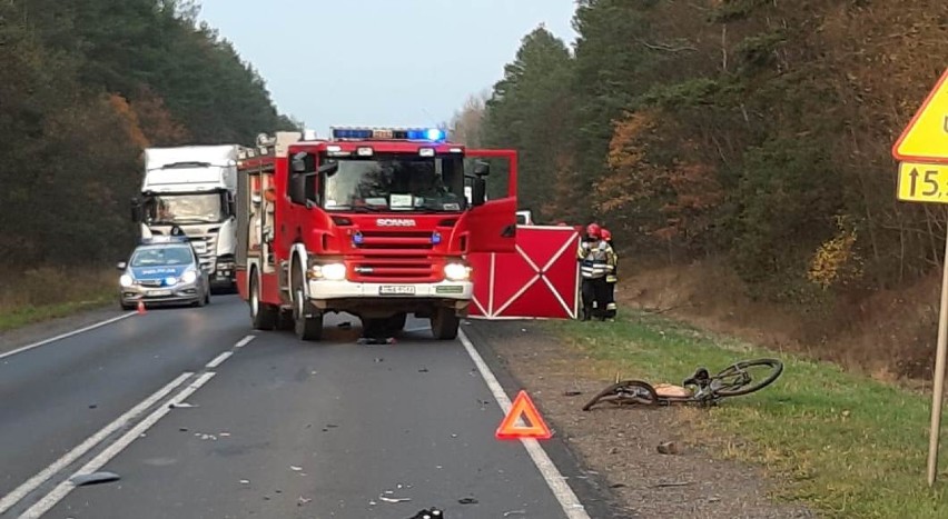 Śmiertelny wypadek na DK 91 w okolicach Radomska. Nie żyje...