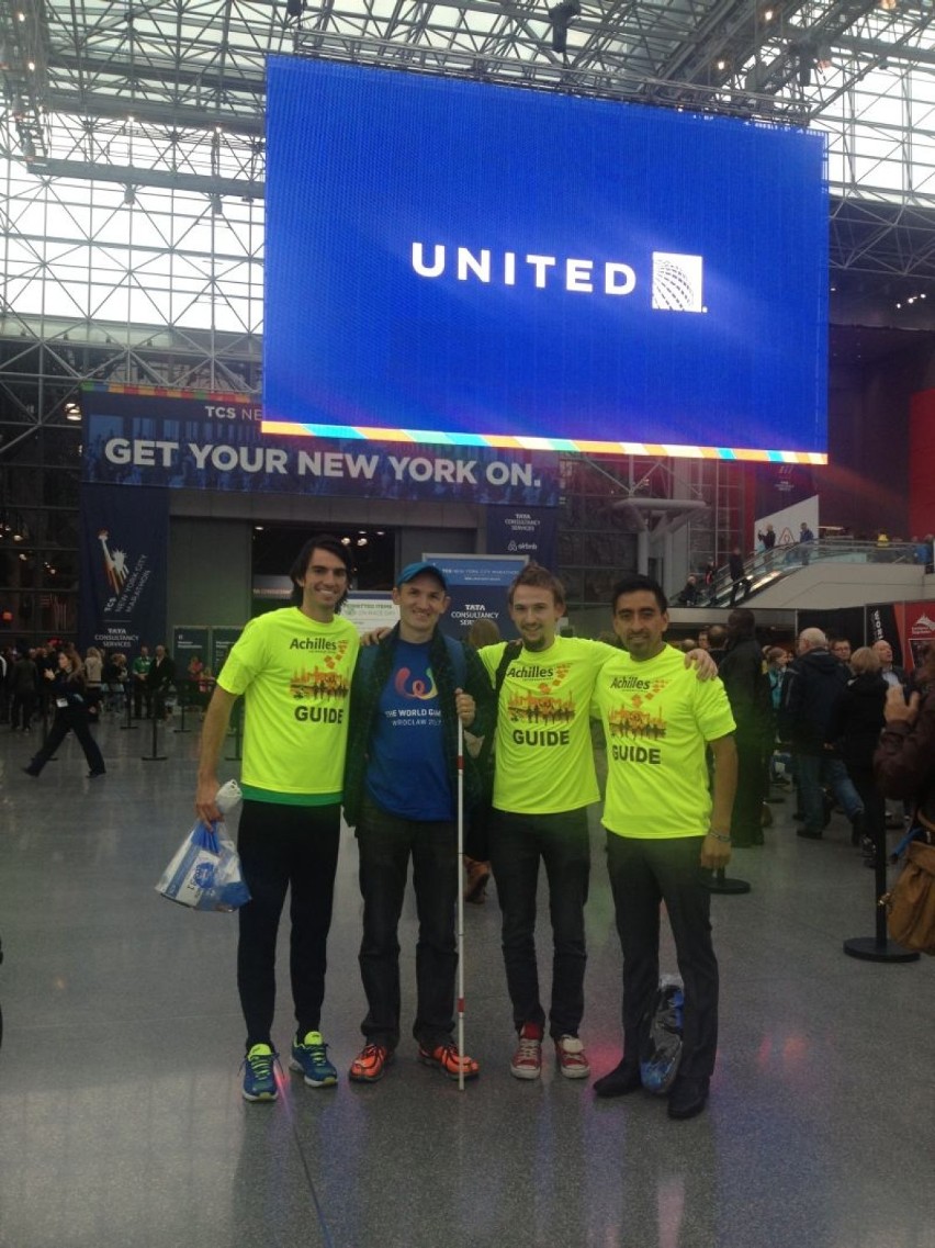 Adam Rajczyba przebiegł 2 listopada nowojorski maraton.