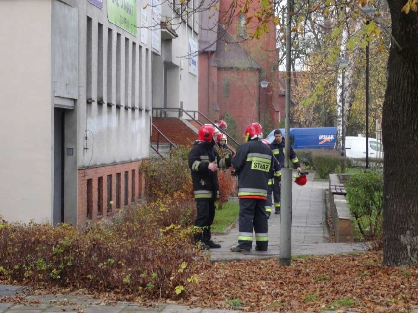 Strażacy na Browarnej w Pile