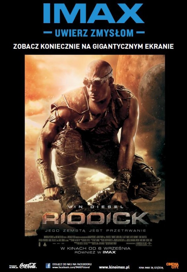 Riddick w kinie IMAX - konkurs