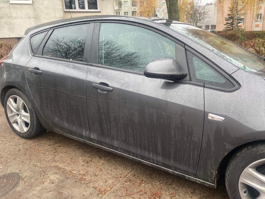 Ktoś w nocy zniszczył w Międzychodzie kilka samochodów. Jest nagroda! [FOTO]