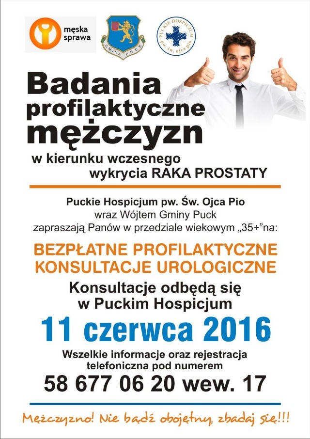 Puckie Hospicjum: bezpłatne badania