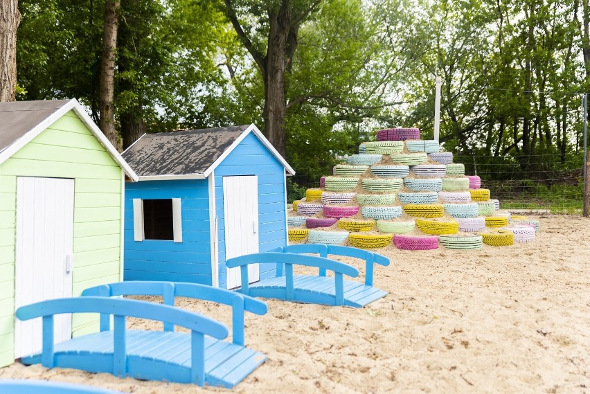 Plażówka Saska – prorodzinnie miejsce nad Wisłą z plażą, placem zabaw i wieloma atrakcjami 