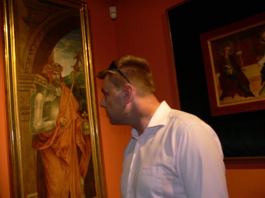 w Muzeum Diecezjalnym był także Marcin Marzec burmistrz...