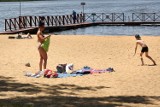 Plaża w Osiecznej gotowa. Można ją podglądać w sieci