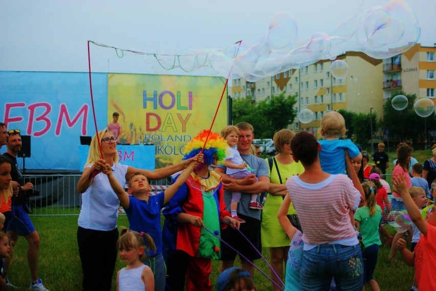 Festiwal kolorów i baniek mydlanych w Inowrocławiu