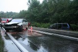 Zderzenie dwóch aut między Nowosielcem a Jeżowem [zdjęcie]