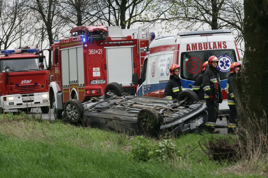 Wypadek w Koskowicach (ZDJĘCIA)