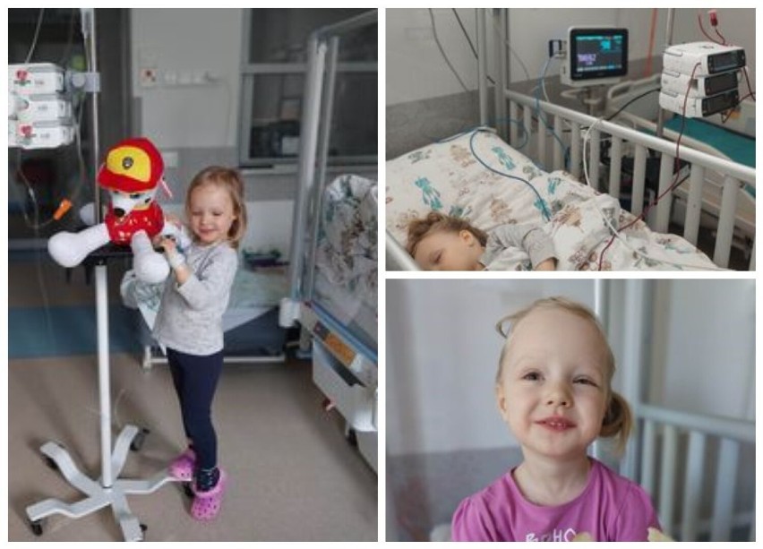 3-letnia Lilianka od miesiąca walczy z dwoma nowotworami....