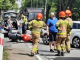 Groźny wypadek na Walczaka w Gorzowie Wielkopolskim z udziałem motocyklisty. Jedna osoba poszkodowana 