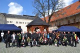 Zamek Piastowski w Raciborzu odwiedzili motocykliści TransAlp Klub Polska