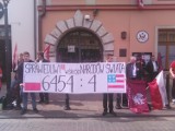 Kraków. Protest przed konsulatem USA [ZDJĘCIA]